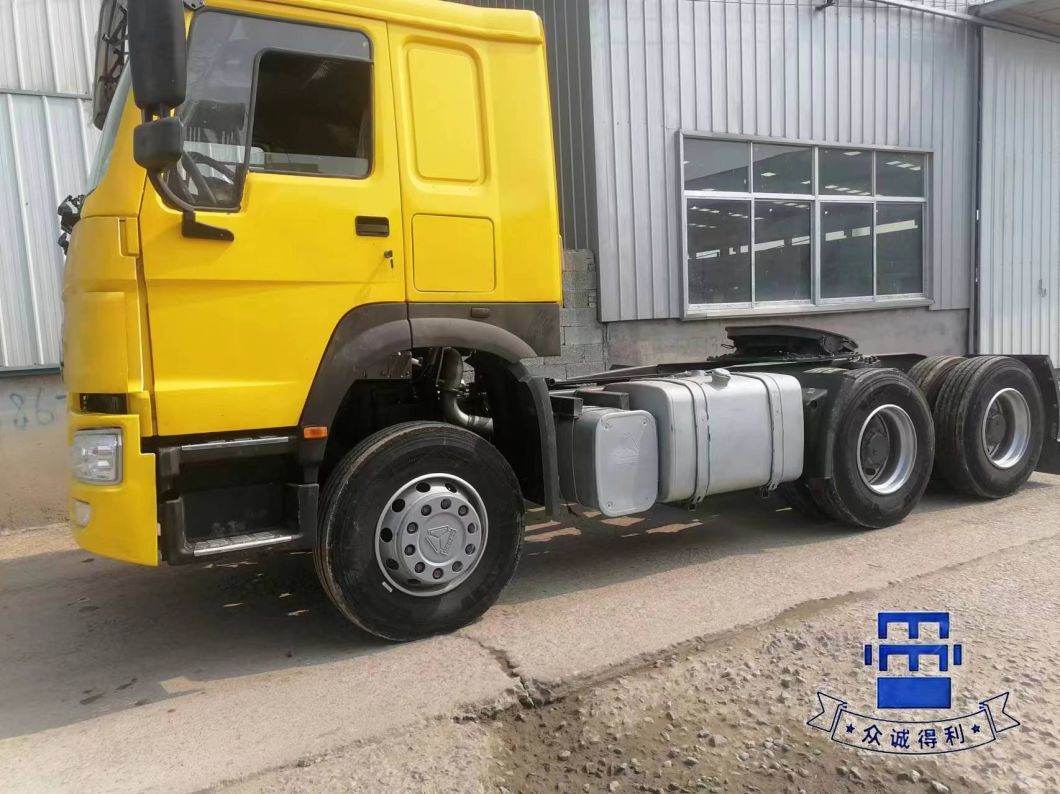 Sinotruk Tractor Truck 6*4 Yellow Color Used From China