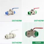 Heavier Type Double Union Ball Valve PPR PN25 Strong Quality Water control