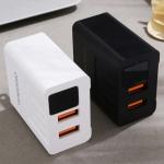 5V 3.1A Quick Charge 3.0 2 In 1PVC Fast Charging ABS Plastic Material