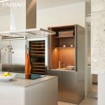Wholesale Price 304 Stainless Steel Kitchen Cabinets Modern Wooden White High