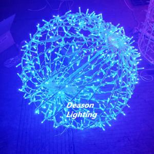 Wholesale christmas mall decoration hanging led foldable ball lights from china suppliers