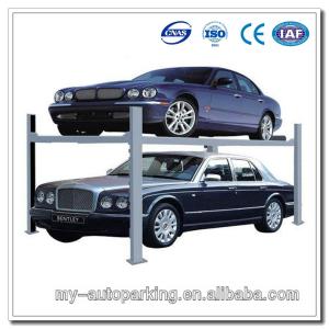 Wholesale 2 Level Parking Lift 4 Post Hydraulic Car Park Lift from china suppliers