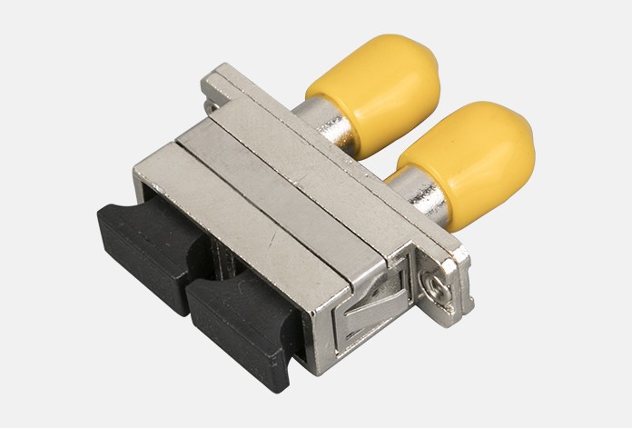 700 2 Easy Connection Fiber Optic Converter Metal SC To ST Adapter For Different Connector Types