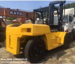 used diesel 2012 model 15ton komatsu forklift truck FD150E-7 low work hrs widely