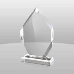 OEM Transparent Clear Freestanding Acrylic Plaque For Anniversary Souvenirs