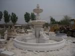 OEM Water Fountain Pool With Lion 300cm Stone Carving Sculpture
