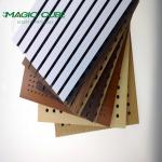 Wooden Grooved Acoustic Panel for Soundproof Recording Studio Contemporary