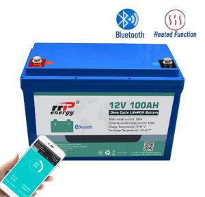 Wholesale Bluetooth CC-CV 12V 100Ah Lifepo4 Lithium Battery BMS from china suppliers