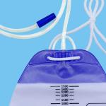 500ml Medical PVC Catheter Disposable Urine Bags Anti Reflux FSC