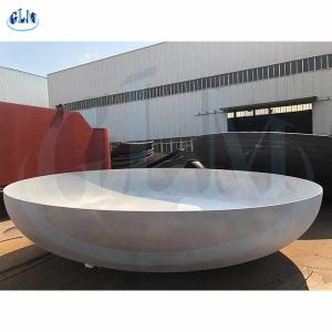 Wholesale SS316L ASME 89mm Elliptical Dish Head Pressure Vessel Dome Ends GB from china suppliers