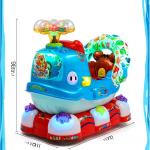 Dreamland game machine factory Kiddie Rides Coin Operated Baby QQ Whale kiddie