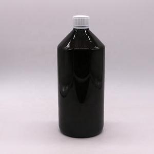 Wholesale Dark Brown Translucent PET 1000ml Liquid Medicine Bottle with 28mm Tamper Proof Cap from china suppliers
