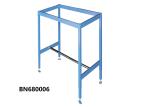 Heavy Duty Height Adjustable Production Workbench Blue Color 72” Wide and 30”