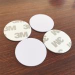 Iso14443A RFID Coin Tag , Hard Pvc On Metal 1k Tag Waterproof