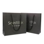 Handmade Custom Print Logo Paper Cardboard Shopping Retail Carry Bag for Luxury
