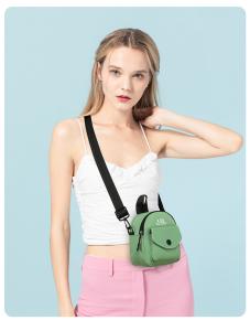 Wholesale Messenger Casual Small Canvas Bag Korean Version Cute Girl Bouncing Di Small Bag from china suppliers