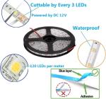 12V waterproof Flexible LED Strip Lights Waterproof 120 LEDS LED Light Strips