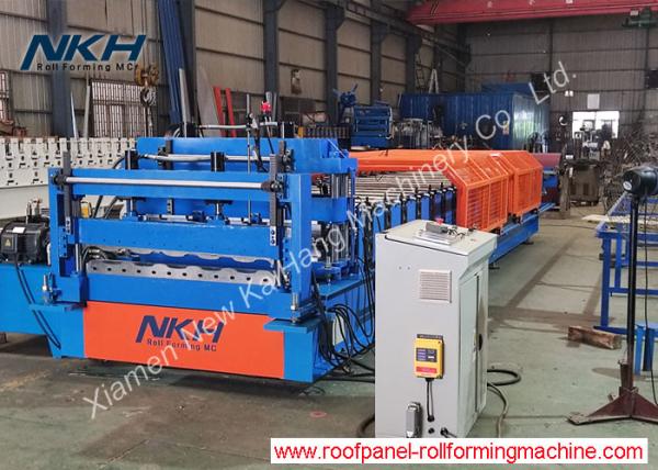 YX22-211-1105 Roof Tile Roll Forming Machine Metal Roofing Machine Servo motor