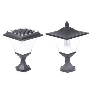 Wholesale Die Cast Aluminium 30W Solar Pillar Light Garage Fence Decoration post lamp from china suppliers