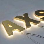 DC 12V Waterproof Stainless Steel Acrylic Backlit LED Light 3D Letter Commercial