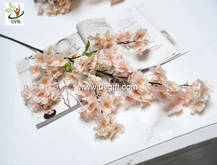 UVG china supplier silk cherry blossom tree branch decor for wedding vase use CHR167
