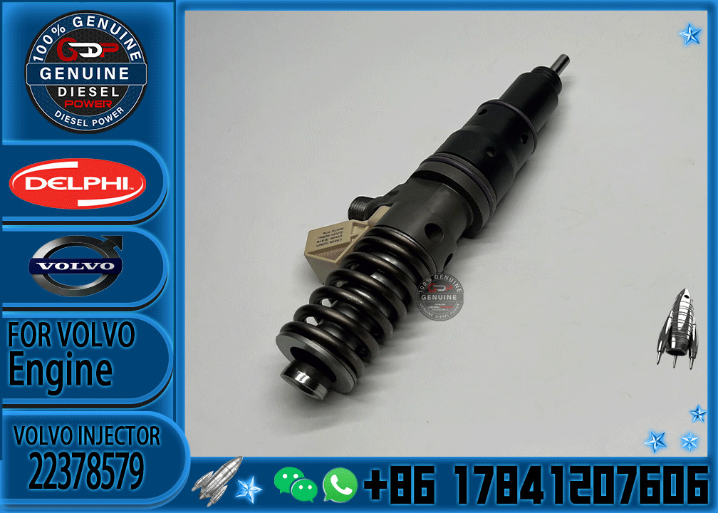 Common Rail Fuel Injector BEBE1R12001 33800-84300 BEBE1R14101 22378579 BEBE1R18001 For VOL