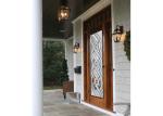 Textured Embroidered Art Glass Panels / Inlay Glass Sheets Brilliance