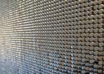 Stainless Steel Oilproof 7mm Metal Sequin Fabric Exterior And Interior