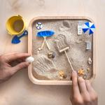 Sand Garden for Desk Landscape Sandbox Stress Relief Toy Gift Home Office Living