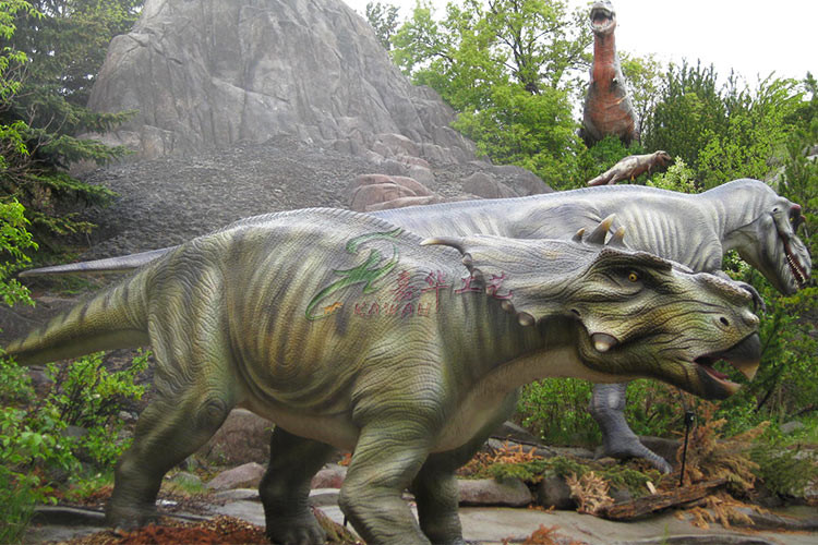 Lifesize Pachyrginosaurus Realistic Animatronic Dinosaur For Kids