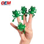 Customized Plastic Animal Dinosaur Finger Toys OEM Woodland Character Finger