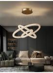 Luxury Living Room Crystal Chandelier Modern Home Decor Circle bedroom