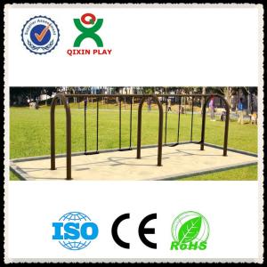 Wholesale Kindergarten Play Structures Used Kids Swing Seat Set for Sale QX-101A from china suppliers