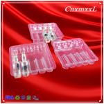 Transparent Thermoformed 5pcs Blister Plastic Ampoule Tray For Shipping