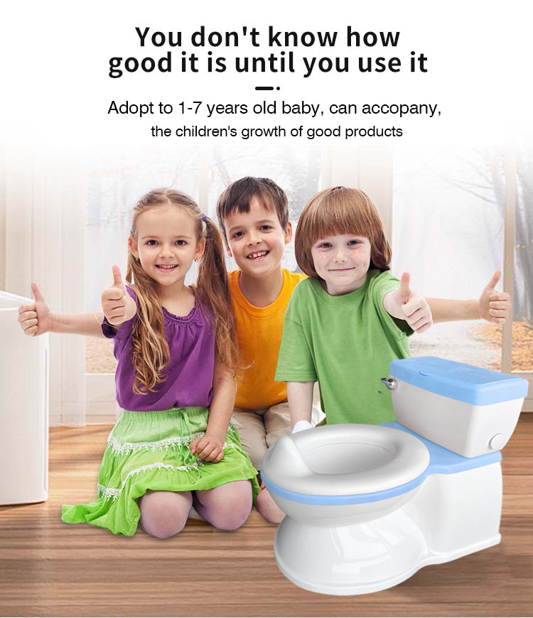 Eco-Friendly Plastic Baby Potty Toilet With Cute Cartoon Design OEM/ODM Potty Training Toilet