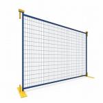 32mm O.D Security Temporary Outdoor Fence Corrosion Resistant