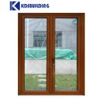 KDSBuilding Best Price Commercial Store Front Casement Glass Wooden Door Design