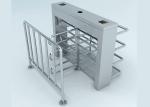 Stainless Steel 90 Degree Half Height Turnstile 30W 0.2S