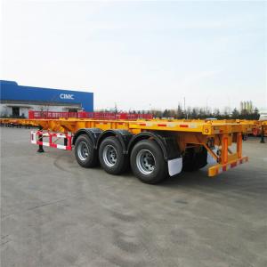 Wholesale CIMC 40ft Skeleton 3 Axle Container Trailer Chassis from china suppliers