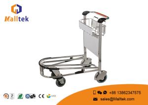 Wholesale 4 Wheels Durable Airport Luggage Trolley PVC Handle Material Stainless Steel from china suppliers