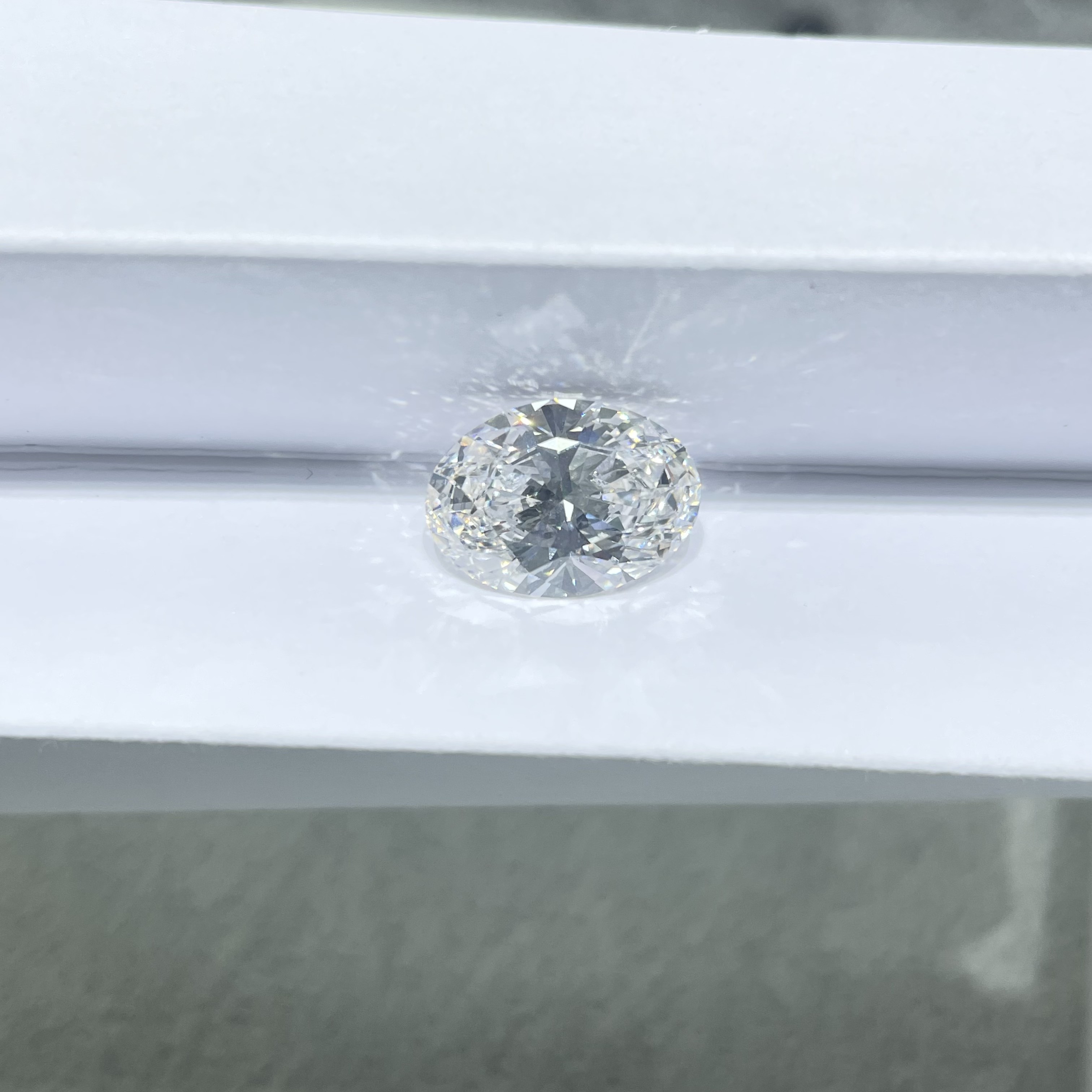 Multi Size CVD Lab Grown Diamond 1.58ct Pear Shaped White Cultivation