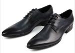 White Leather Men'S Wedding Dress Shoes Comfortable / Breathable / Warm With