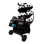 SIBOASI S6526 Football Kicking Machine Soccer 200W 4.5-6.5s/Ball