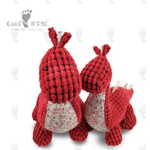 Wholesale 46cm Stuffed Cartoon Characters ODM Soft Anime Red Dinosaur Toy from china suppliers
