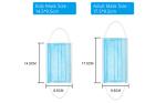 3plys Nonwoven Colorful Face Mask Medical Disposable Protective Surgical