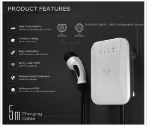 Wholesale CE Approved 11kw Home Charger Single Phase Smart 12kg On Sale from china suppliers