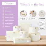 CHINA STORAGE CONTAINERS QUILTED. 7PC DISHES STORAGE KIT WITH 48 CUT-TO-SIZE