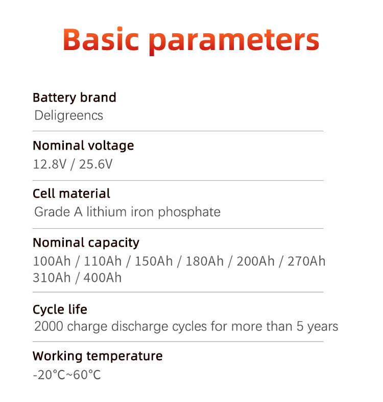 Temperature Control Protection 12V 150AH Lithium Battery For Motor Propeller / RV Power Supply