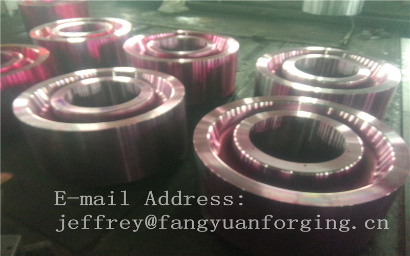 SCM440 Alloy Steel Forged Gear Blanks 42CrMo4 1.7225 AISI4140 ABS DNV BV RINA NK Tempering Rough Machining