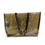Custom woman clear pink pvc laser transparent shiny handbags lady shoulder beach